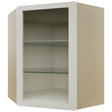 Fabuwood Dove NDWDC2430 Wall Corner Diagonal No Door Cabinet, Front View