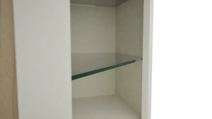 Fabuwood Dove NDWDC2436 Wall Corner Diagonal No Door Cabinet, Detail View