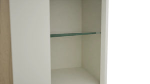 Fabuwood Dove NDWDC2442 Wall Corner Diagonal No Door Cabinet, Detail View