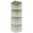 Fabuwood Dove OE1242 Wall Open End Cabinet, Front View