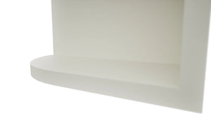 Fabuwood Dove OER636 Wall Open End Cabinet, Detail View