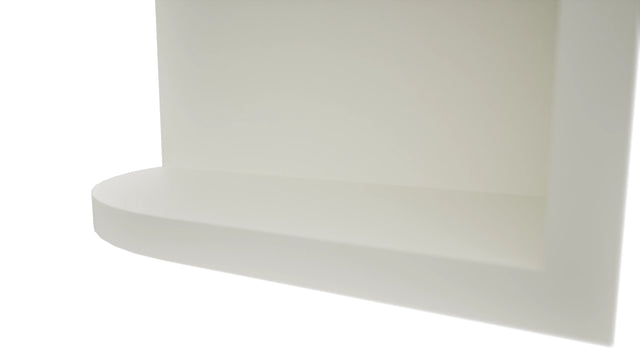 Fabuwood Dove OER642 Wall Open End Cabinet, Detail View