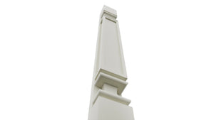 Fabuwood Dove PP-BASE Base Pilaster, Detail View