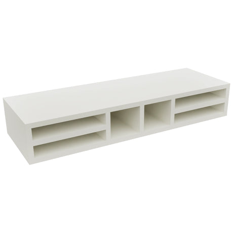Fabuwood Dove WO366 Wall Organizer Rack, Front View