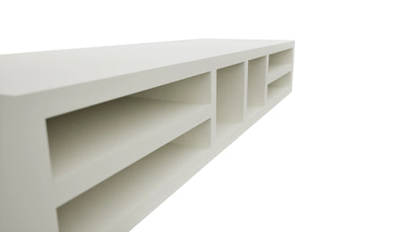 Fabuwood Dove WO366 Wall Organizer Rack, Detail View