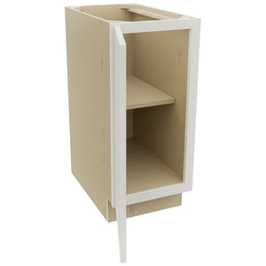 Fabuwood Echo Dove B15FD Base Full Door Cabinet, Open View