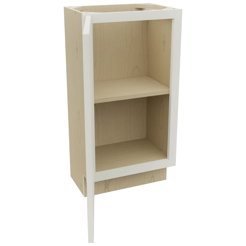 Fabuwood Echo Dove B18FD-12D Base Full Door Cabinet, Open View
