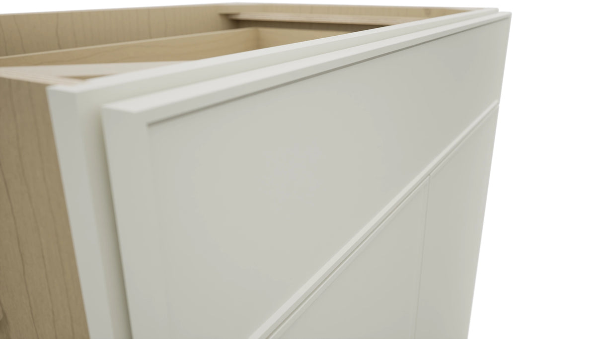Fabuwood Echo Dove B36SDF Base Standard Cabinet, Detail View