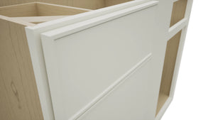 Fabuwood Echo Dove BLB42/45 Base Corner Blind Cabinet, Detail View