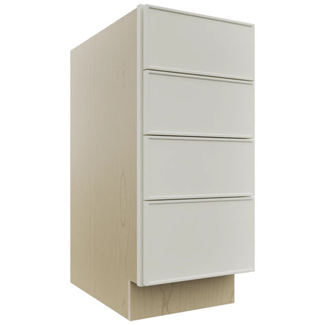 Fabuwood Echo Dove DB15-4 Base 4 Drawers Cabinet, Front View