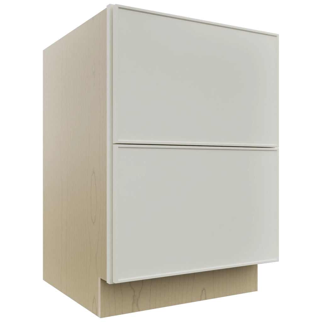 Fabuwood Echo Dove DB24-2 Base 2 Drawers Cabinet, Front View