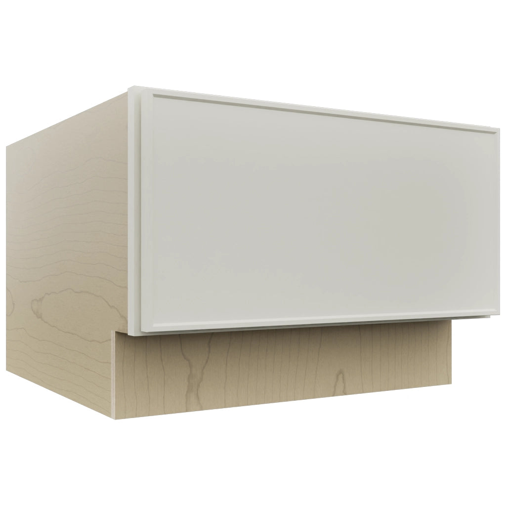 Fabuwood Echo Dove DBS24 Base Bench Seat Cabinet, Front View