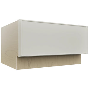 Fabuwood Echo Dove DBS30 Base Bench Seat Cabinet, Front View