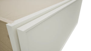 Fabuwood Echo Dove DBS30 Base Bench Seat Cabinet, Detail View