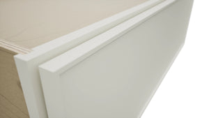 Fabuwood Echo Dove DBS36 Base Bench Seat Cabinet, Detail View