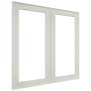 Fabuwood Echo Dove DS DFG3030 Wall Prepped Door, Front View