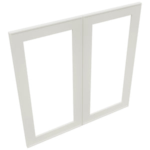 Fabuwood Echo Dove DS DFG3030 Wall Prepped Door, Top View