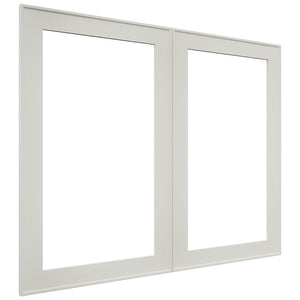 Fabuwood Echo Dove DS DFG3630 Wall Prepped Door, Front View