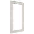 Fabuwood Echo Dove DS DFGD2430 Wall Prepped Door, Front View