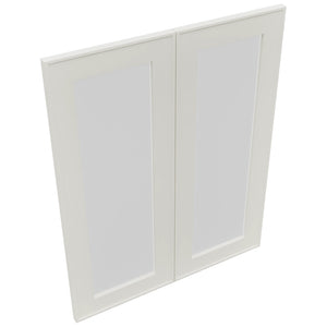 Fabuwood Echo Dove DS GDW2430 Wall Glass Door, Top View