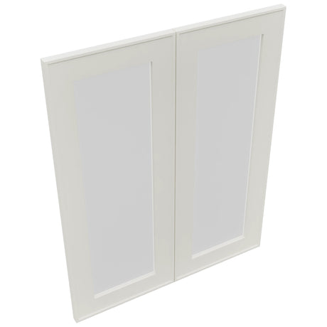 Fabuwood Echo Dove DS GDW2430 Wall Glass Door, Top View