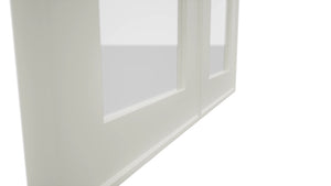 Fabuwood Echo Dove DS GDW2430 Wall Glass Door, Detail View