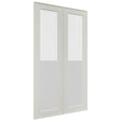 Fabuwood Echo Dove DS GDW2442 Wall Glass Door, Front View
