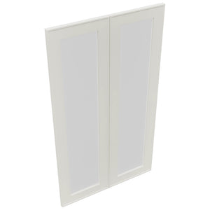 Fabuwood Echo Dove DS GDW2442 Wall Glass Door, Top View