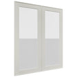Fabuwood Echo Dove DS GDW3036 Wall Glass Door, Front View