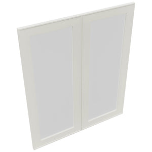 Fabuwood Echo Dove DS GDW3036 Wall Glass Door, Top View