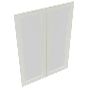 Fabuwood Echo Dove DS GDW3042 Wall Glass Door, Top View