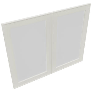 Fabuwood Echo Dove DS GDW3630 Wall Glass Door, Top View