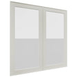 Fabuwood Echo Dove DS GDW3636 Wall Glass Door, Front View