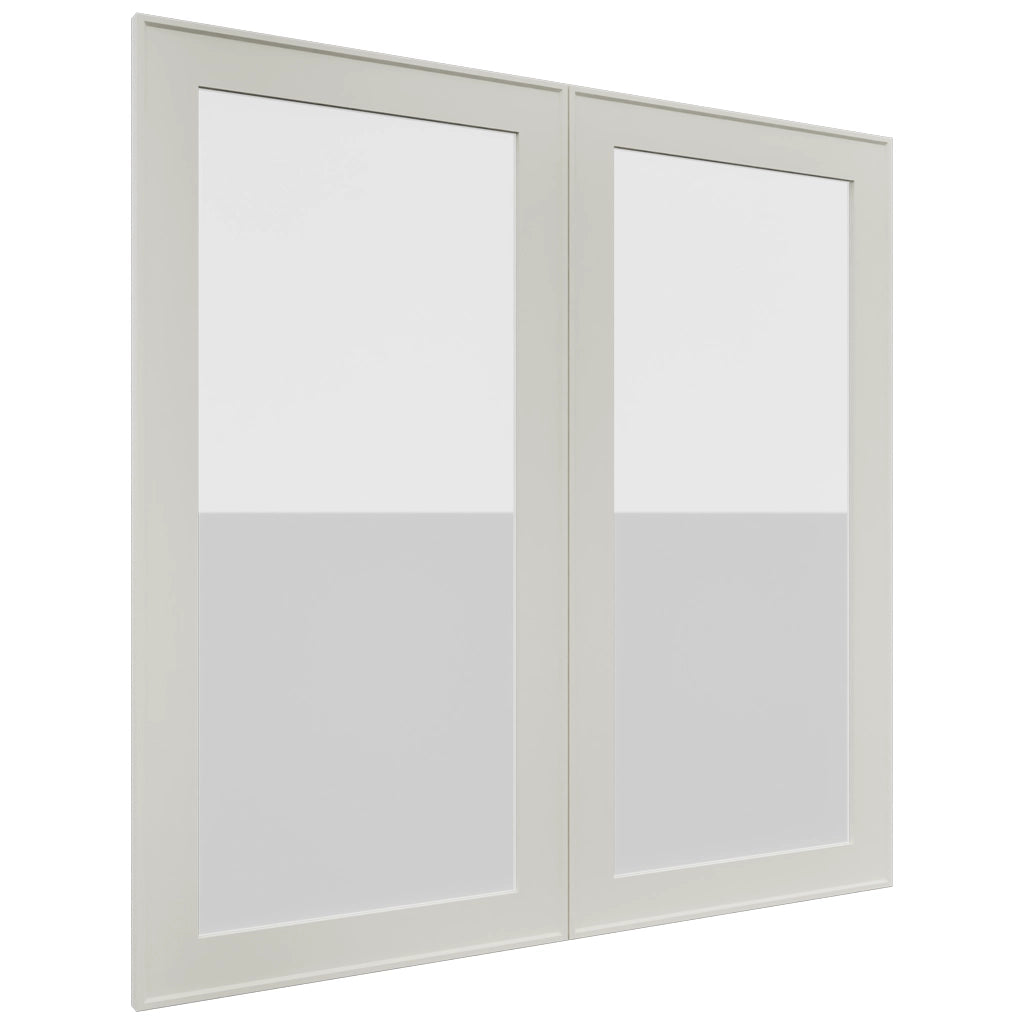 Fabuwood Echo Dove DS GDW3636 Wall Glass Door, Front View