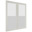 Fabuwood Echo Dove DS GDW3642 Wall Glass Door, Front View
