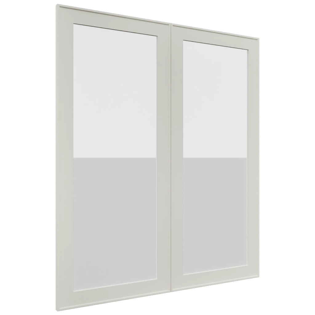 Fabuwood Echo Dove DS GDW3642 Wall Glass Door, Front View