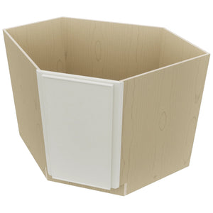 Fabuwood Echo Dove DSB36FD Base Corner Diagonal Sink Cabinet, Top View
