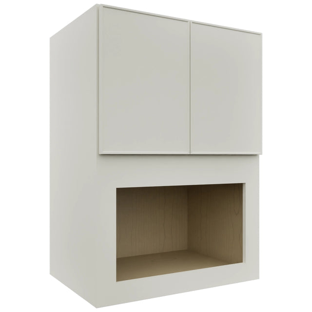 Fabuwood Echo Dove MC304221 Wall Microwave Cabinet, Front View