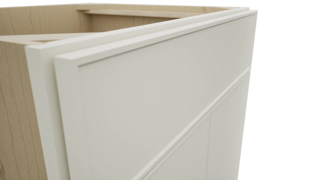 Fabuwood Echo Dove SB27 Base Sink Cabinet, Detail View