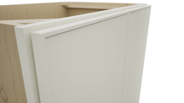 Fabuwood Echo Dove VB30FD Vanity Base Full Height Cabinet, Detail View