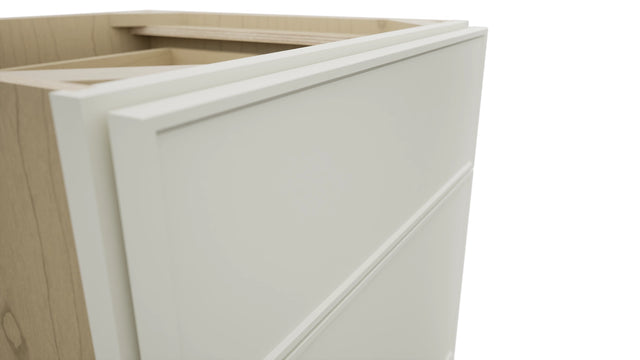 Fabuwood Echo Dove VDB21-34 Vanity Drawer Cabinet, Detail View