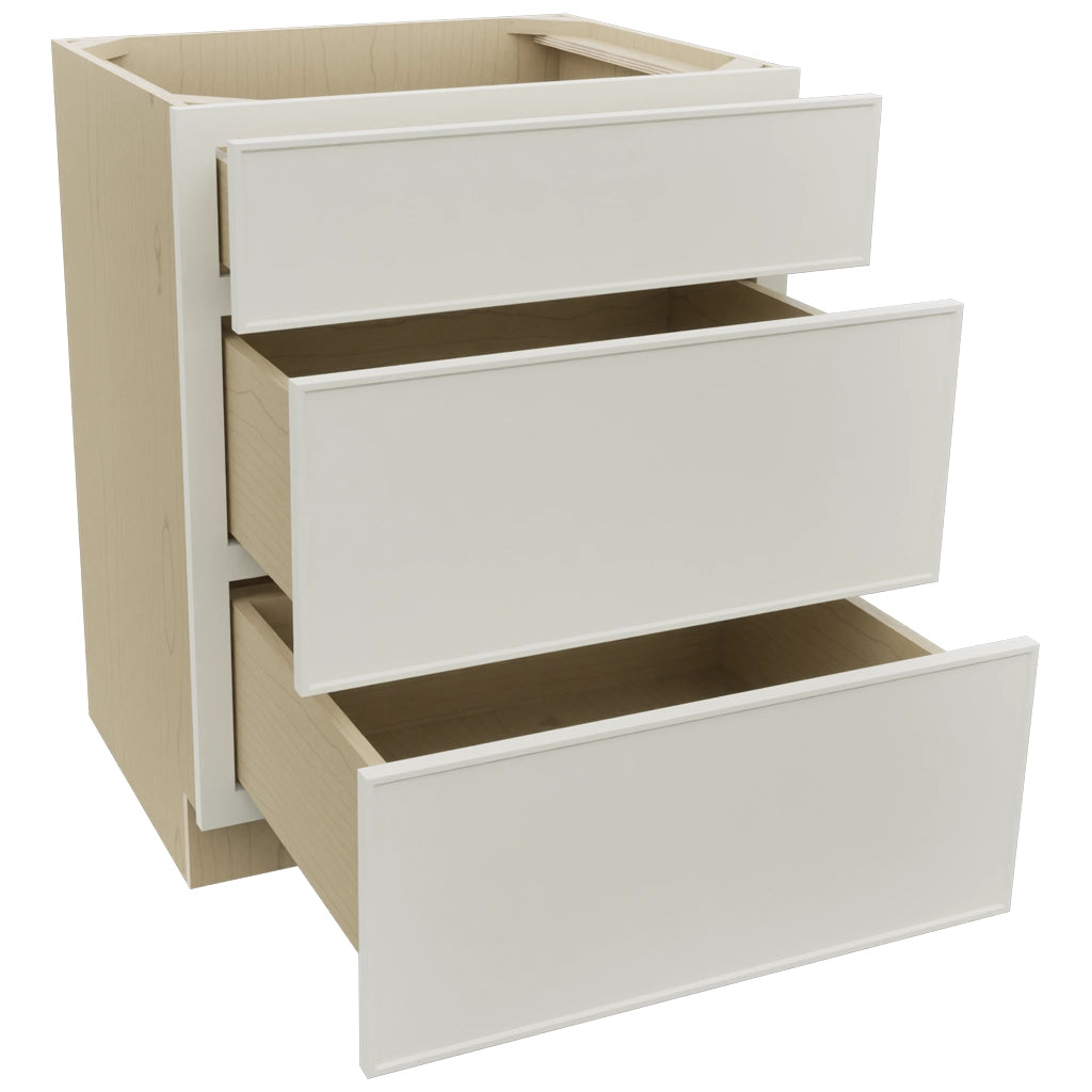 Fabuwood Echo Dove VDB27-34 Vanity Drawer Cabinet, Open View