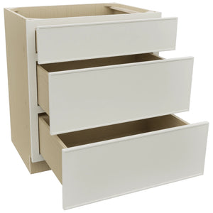 Fabuwood Echo Dove VDB30-34 Vanity Drawer Cabinet, Open View