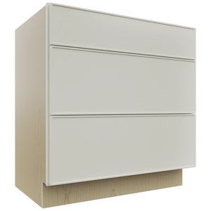 Fabuwood Echo Dove VDB33-34 Vanity Drawer Cabinet, Front View