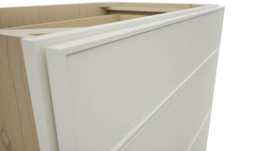 Fabuwood Echo Dove VDB33-34 Vanity Drawer Cabinet, Detail View