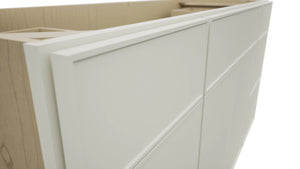 Fabuwood Echo Dove VSD60SINGLE Vanity Combo Cabinet, Detail View
