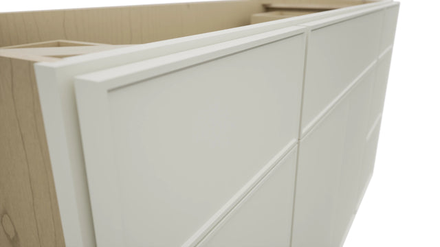 Fabuwood Echo Dove VSD60SINGLE Vanity Combo Cabinet, Detail View