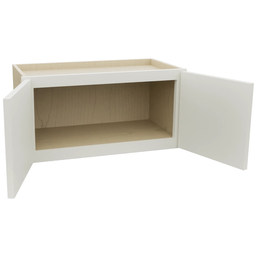 Fabuwood Echo Dove W2412 Wall Standard Cabinet, Open View