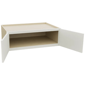 Fabuwood Echo Dove W361224 Wall Deep Cabinet, Open View