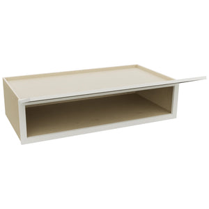 Fabuwood Echo Dove W481224LU Wall Deep Cabinet, Open View